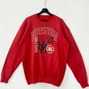 University Houston University Houston Houston Pullover shirt sweatshirt red '96